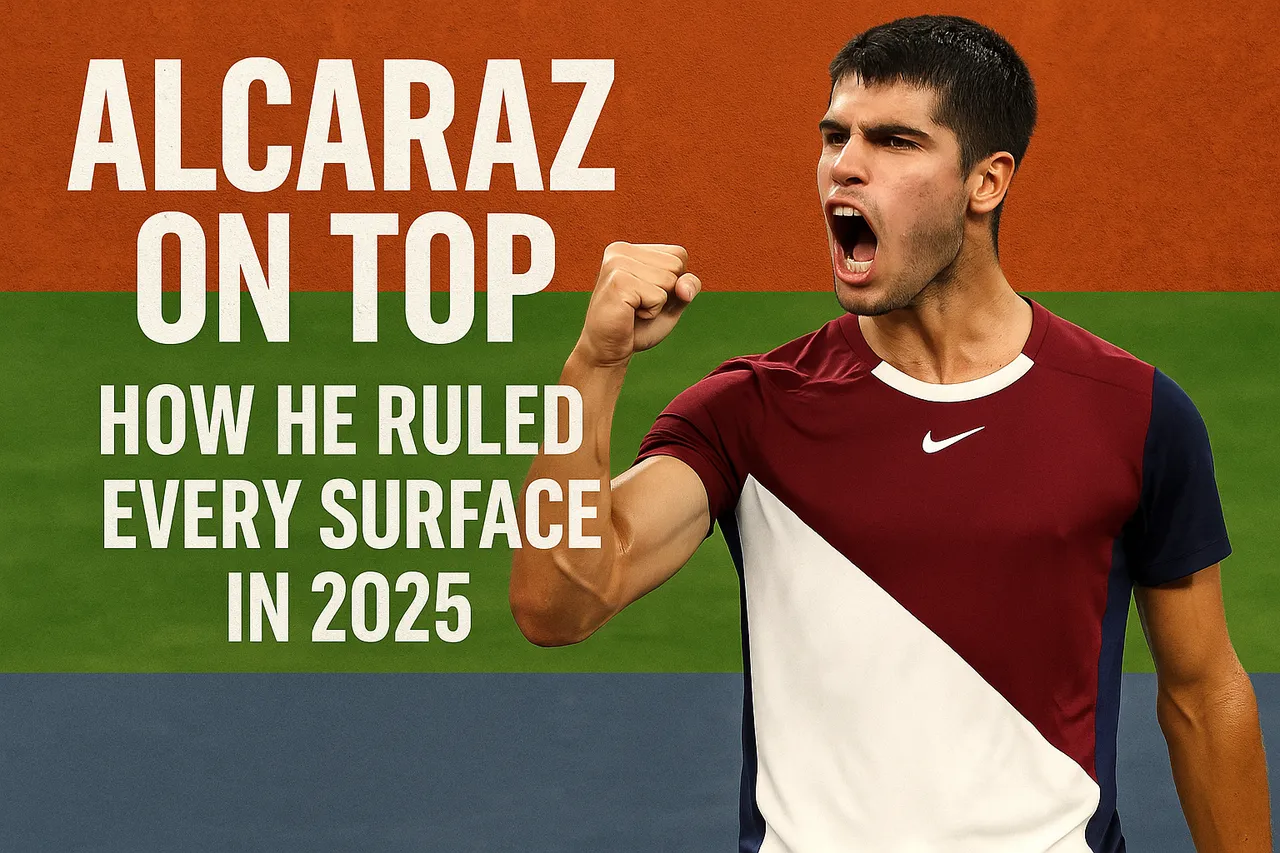 Alcaraz On Top: How He Ruled Every Surface In 2025