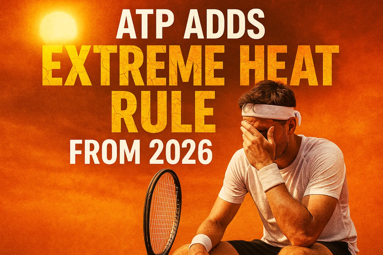 ATP Adds Extreme Heat Rule From 2026 — Players Finally Get a Break