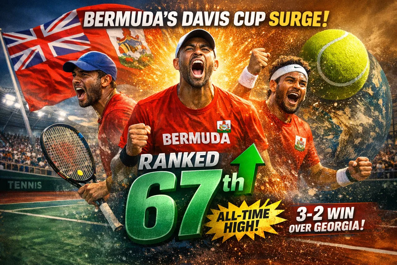 Bermuda's Davis Cup Surge: Islanders Climb To Historic 67th