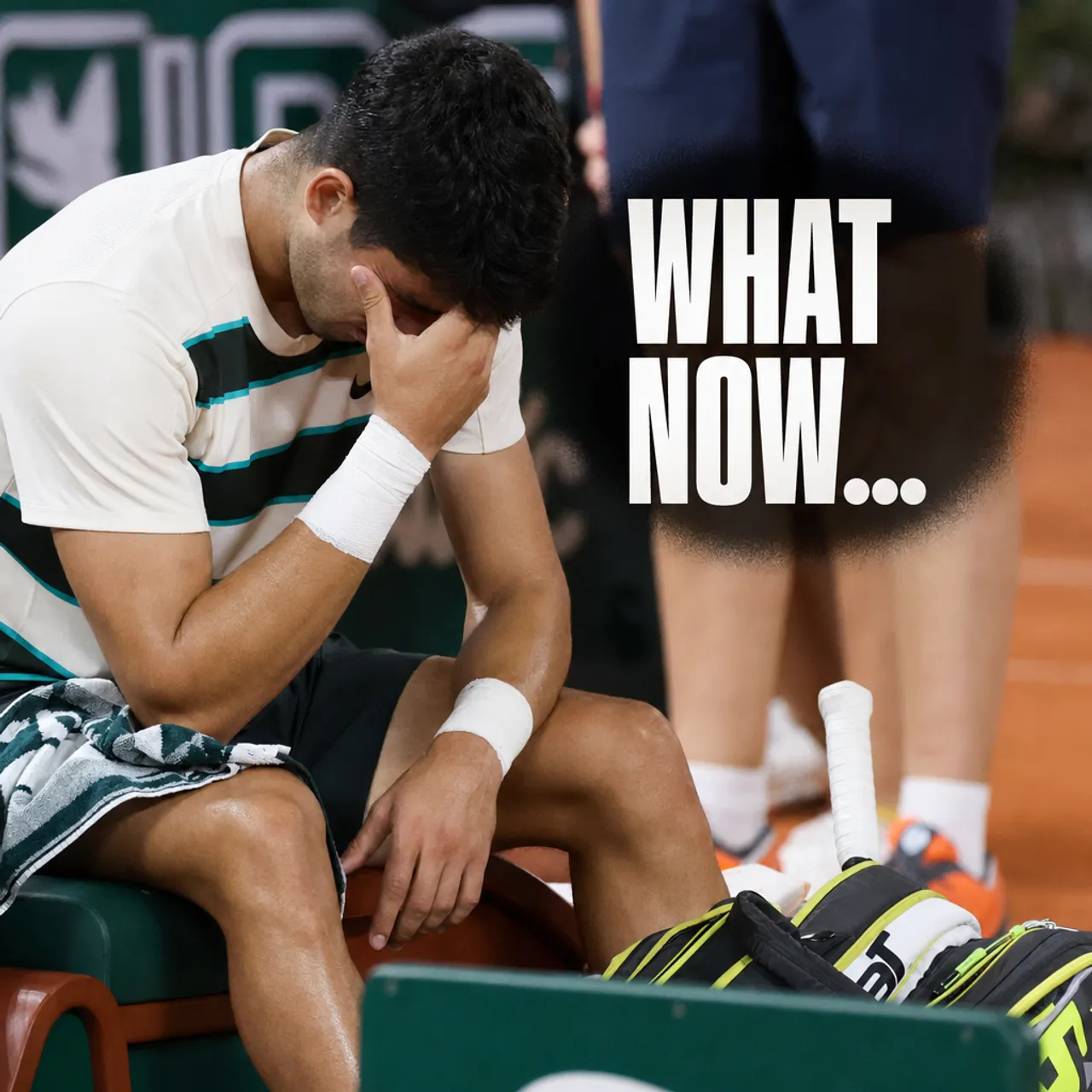 Carlos Alcarazâ€™s French Open Injury Leaves Roland Garros Facing a Strange New Reality