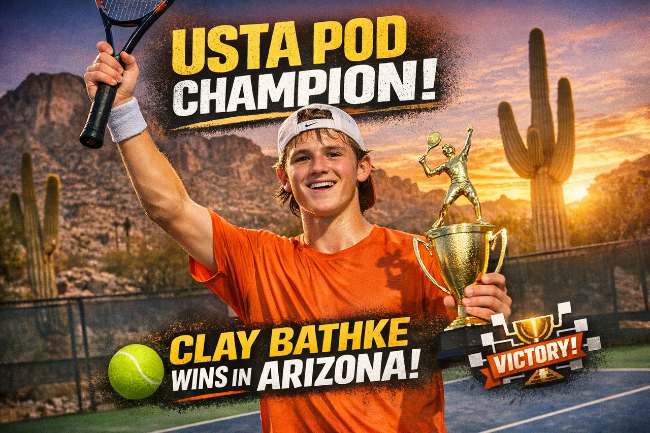 Mitchell Freshman Clay Bathke Claims USTA Pod Title In Arizona
