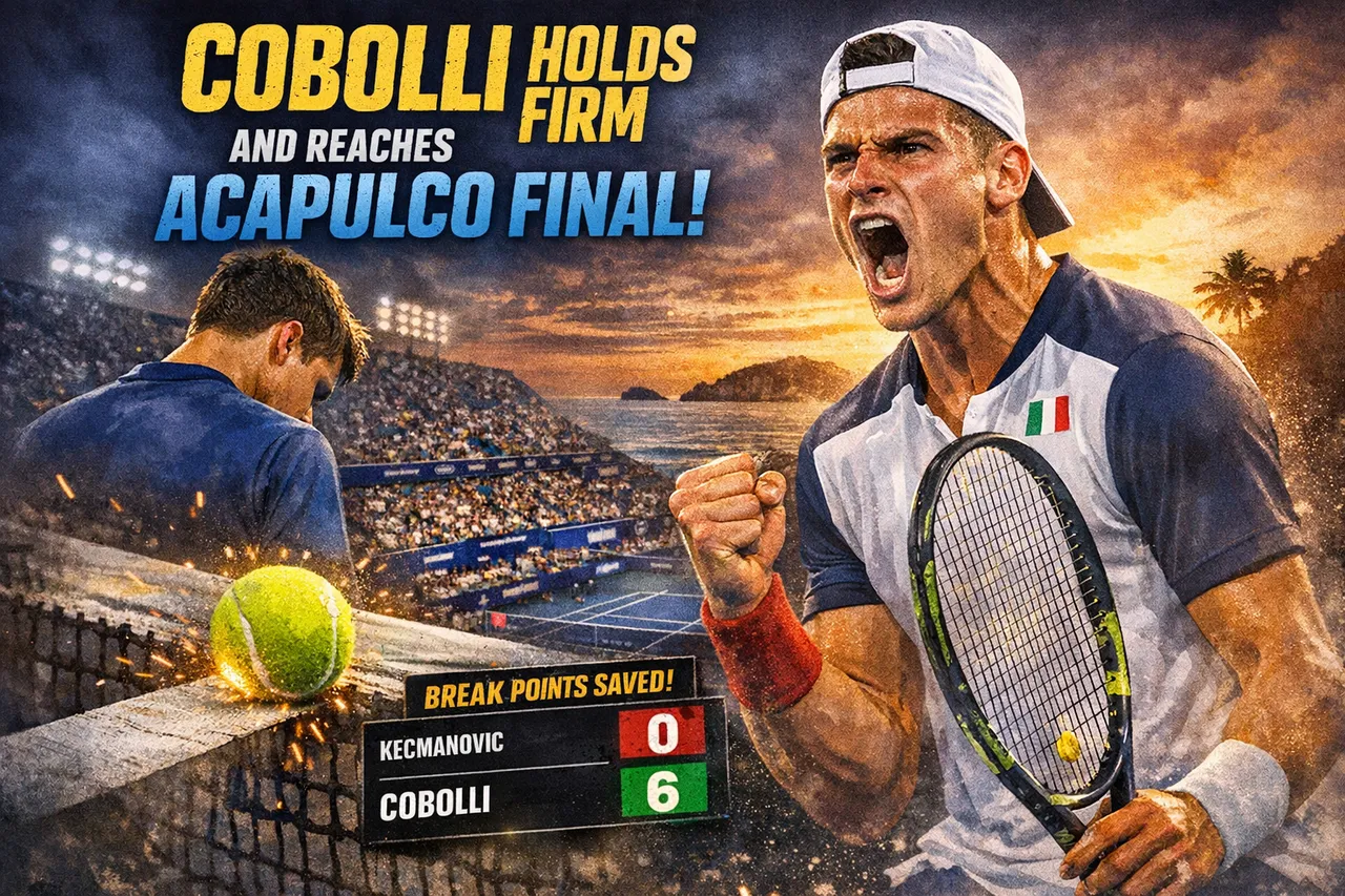 Cobolli Holds Firm And Reaches Acapulco Final