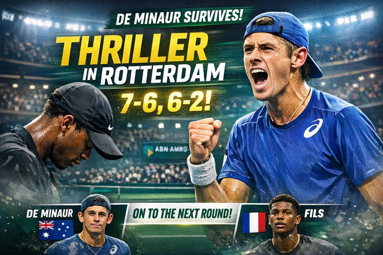 De Minaur Survives Fils And Keeps Rotterdam Hopes Alive