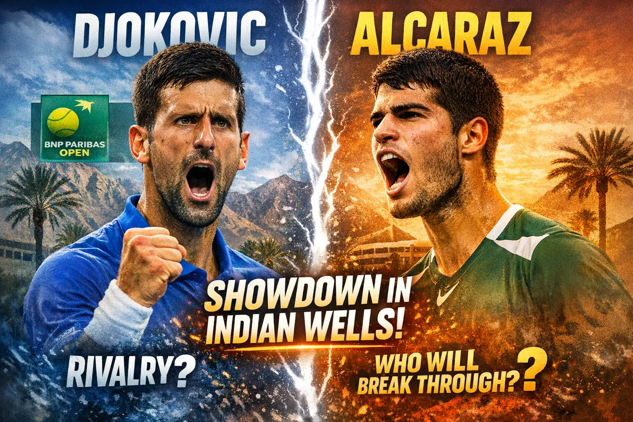 Djokovic Drawn Into Alcaraz Half As Indian Wells Heats Up