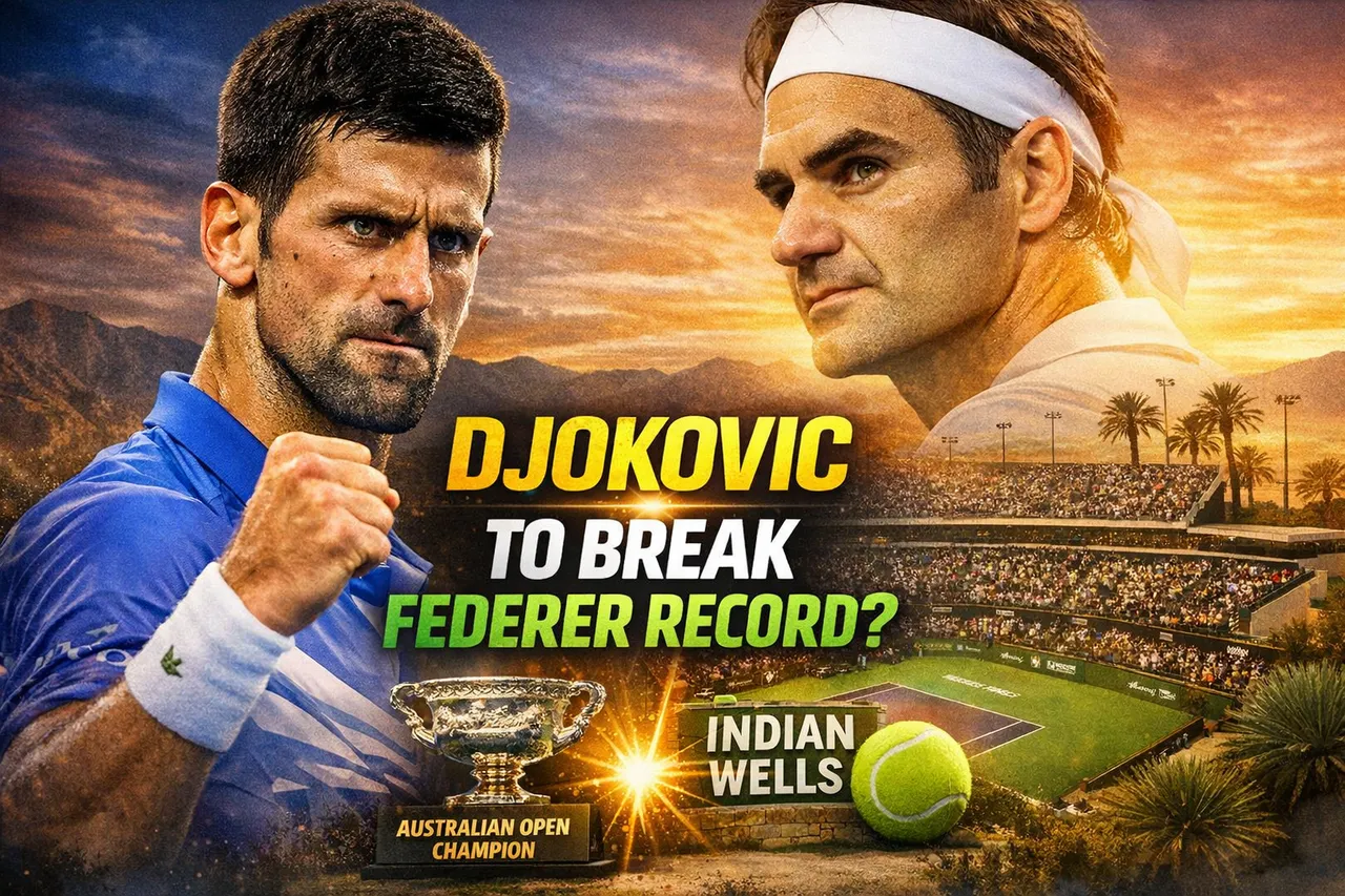 Djokovic Poised To Break Federer Record At Indian Wells