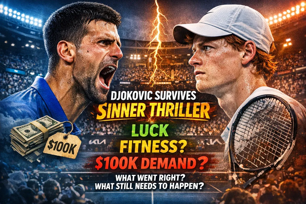 Djokovic Survives Sinner Thriller — What Went Right, What Still Needs To Happen