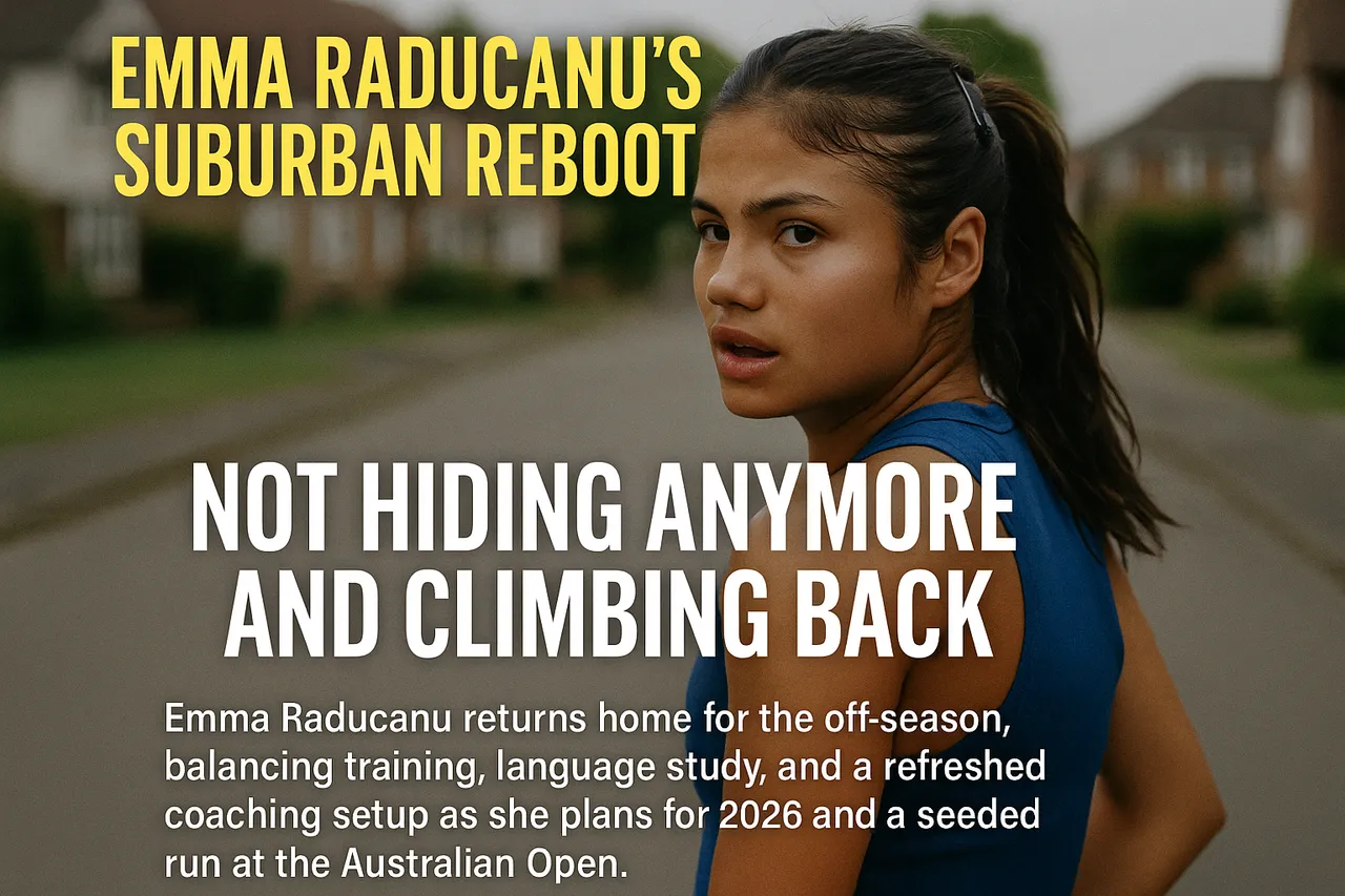 Emma Raducanu’s Suburban Reboot: Not Hiding Anymore And Climbing Back