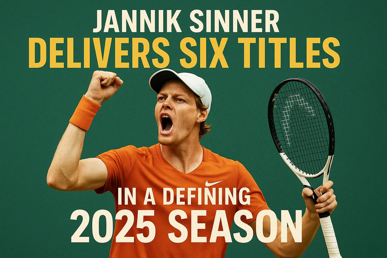 Jannik Sinner Delivers Six Titles In A Defining 2025 Season