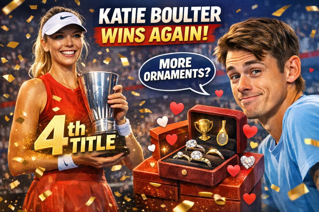 Katie Boulter Adds Fourth Title And Alex de Minaur Jokes About More 'Ornaments'