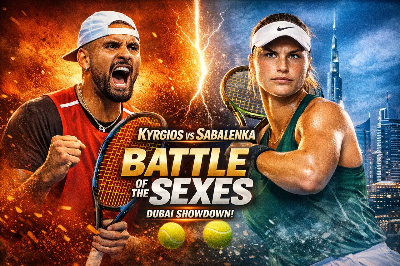 Kyrgios To Face Sabalenka In Dubai Battle Of The Sexes