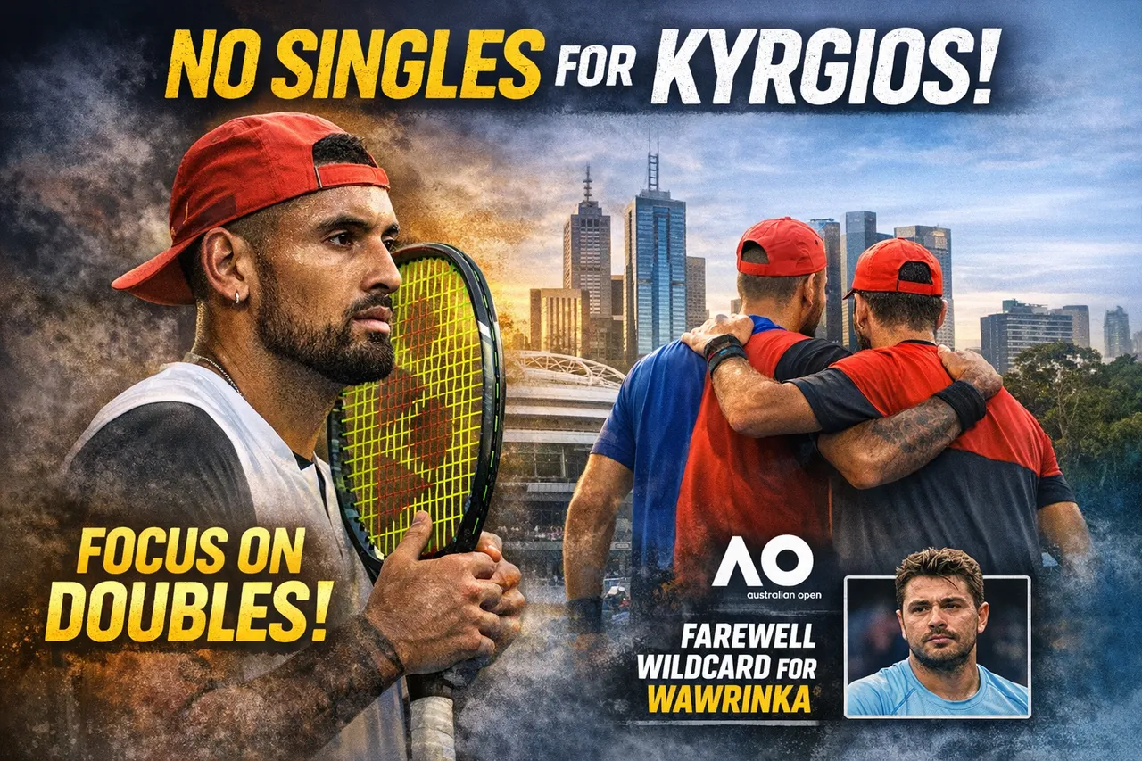 Kyrgios Says No Singles At Melbourne: I’ll Focus On Doubles Instead