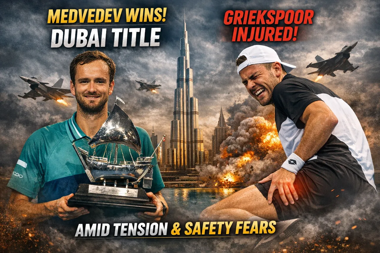 Medvedev Awarded Dubai Title After Griekspoor Withdraws Amid Tension