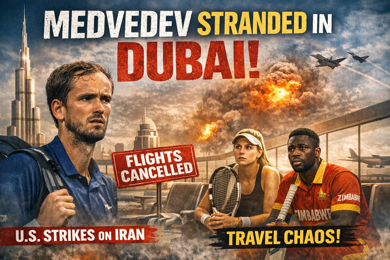 Medvedev Among Tennis Stars Stranded In Dubai After Air Strikes