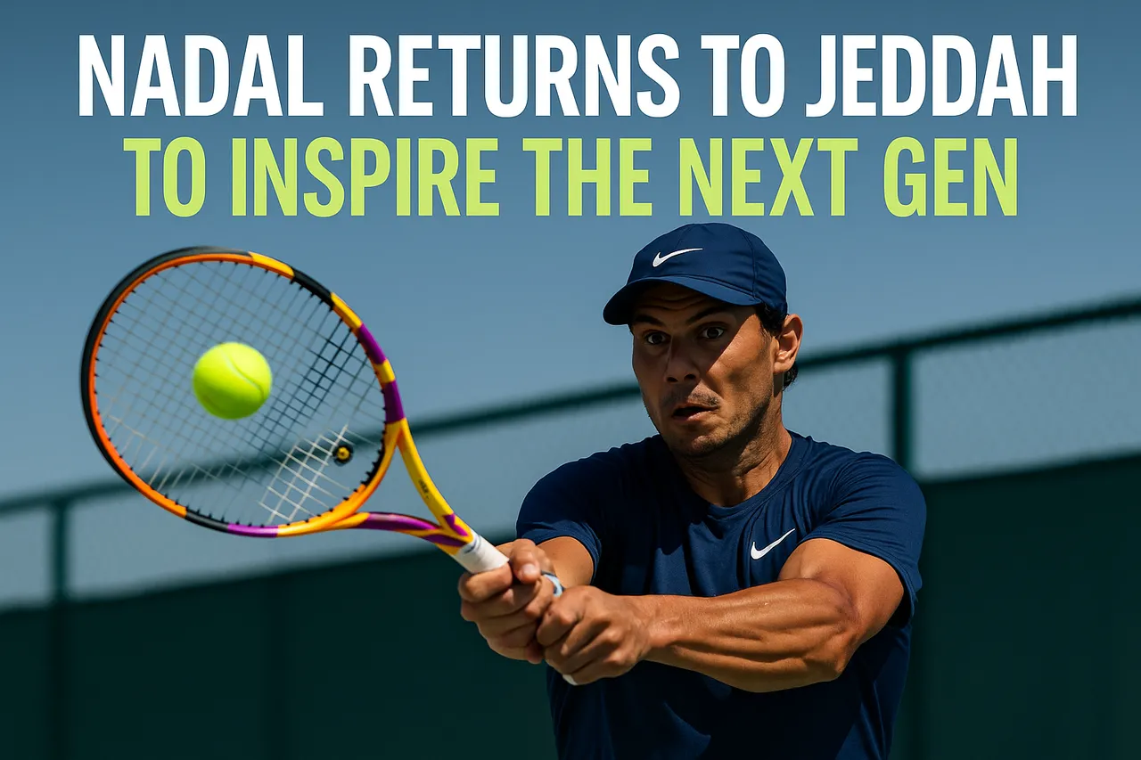 Nadal Returns To Jeddah To Inspire The Next Gen