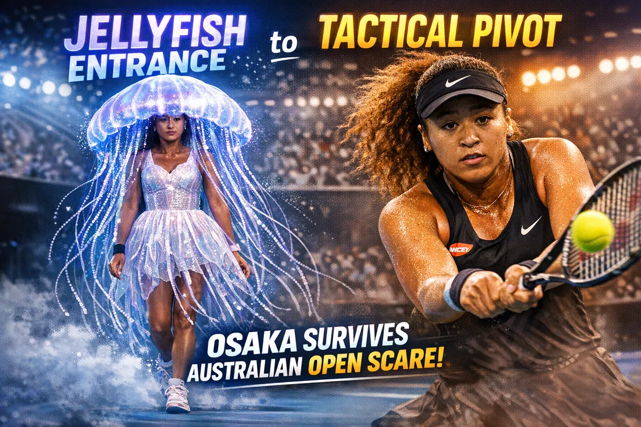 Osaka’s Jellyfish Entrance And Tactical Pivot See Her Survive Australian Open Scare