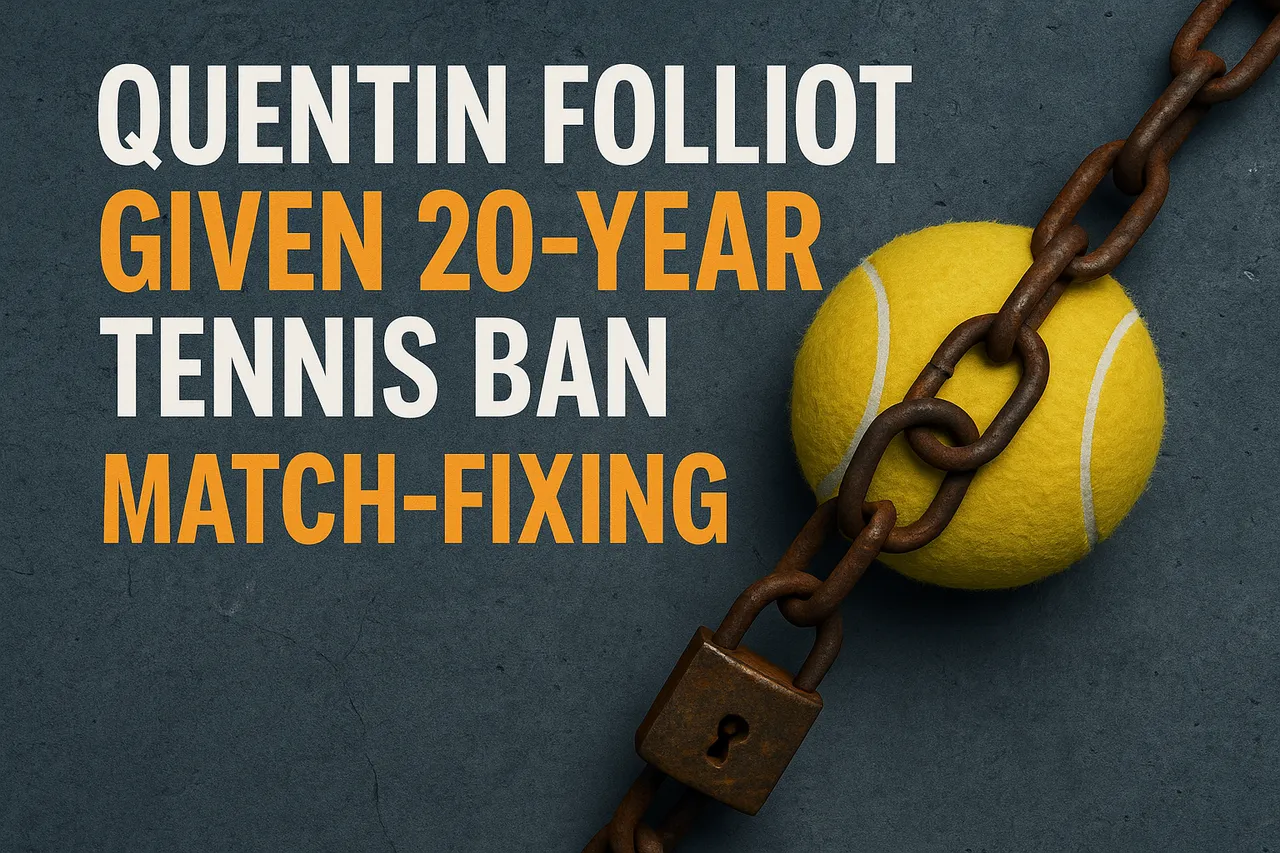 Quentin Folliot Given 20‑Year Tennis Ban After ITIA Match‑Fixing Ruling