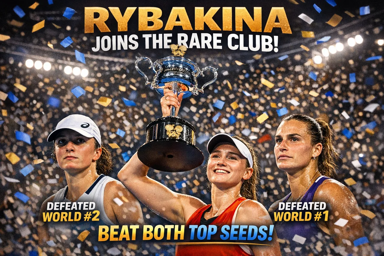 Rybakina Tops Sabalenka And Joins Rare Club After Australian Open Title