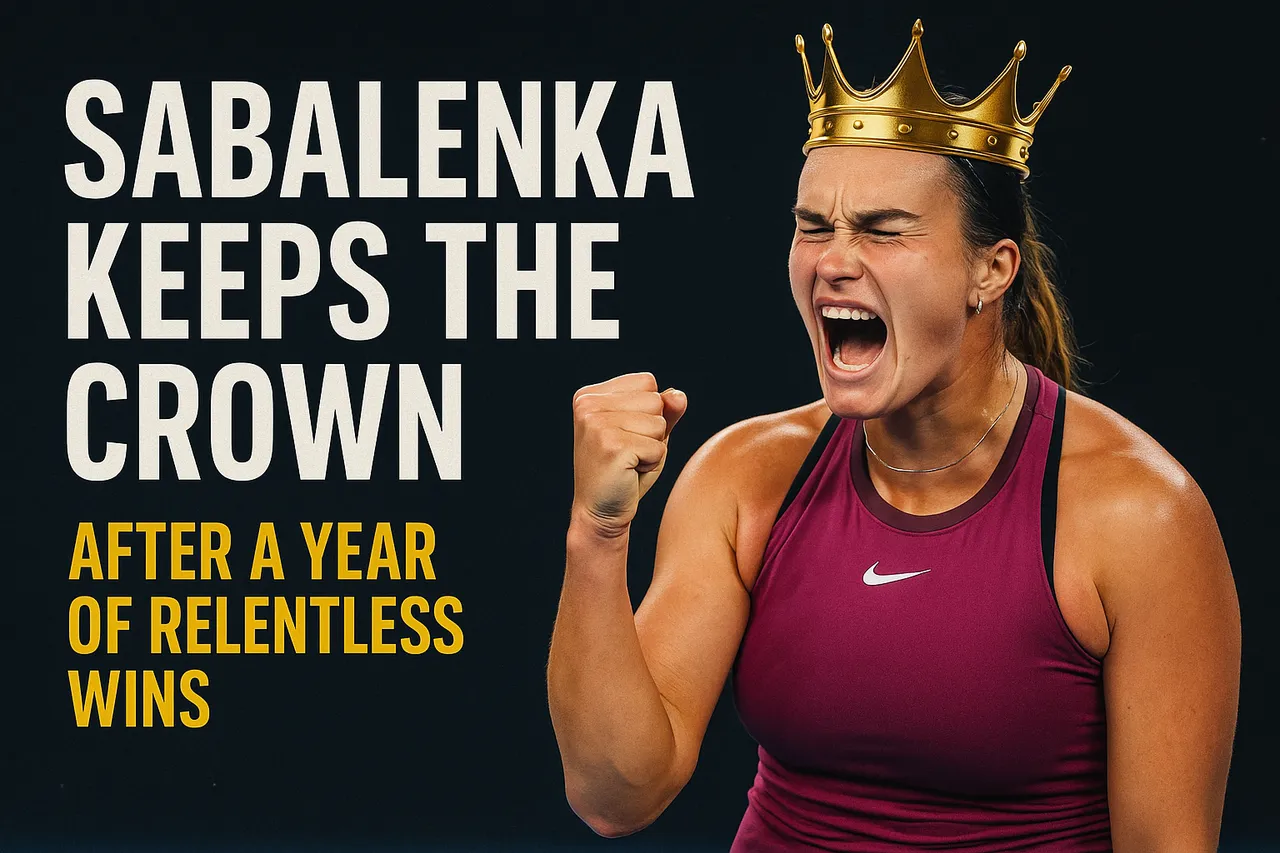 Sabalenka Keeps The Crown After A Year Of Relentless Wins