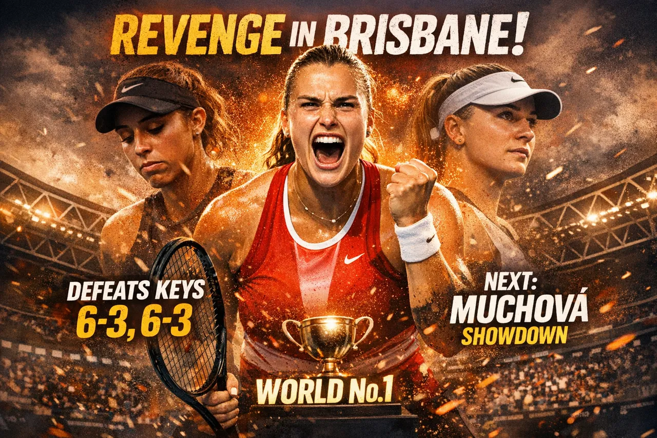 Sabalenka Exacts Brisbane Revenge Over Keys And Keeps Title Defence Rolling