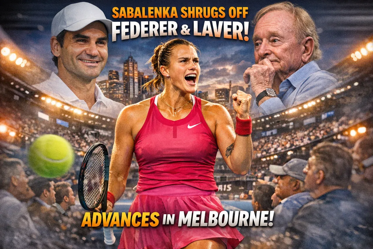 Sabalenka Shrugs Off Federer And Laver, Advances In Melbourne