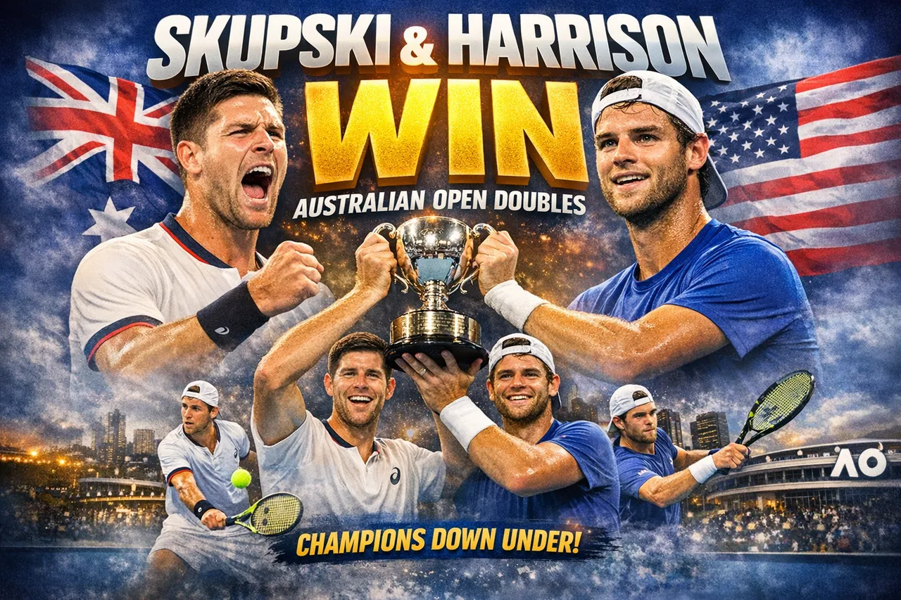 Skupski And Harrison Stop The Wildcards To Win Australian Open Doubles
