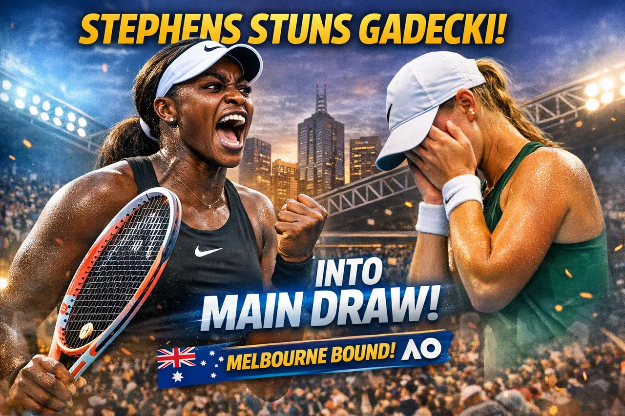 Stephens Stuns Gadecki And Battles Into Australian Open Main Draw