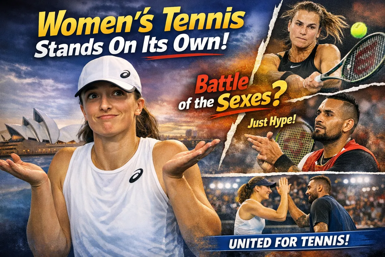 Swiatek Says Women's Tennis Stands On Its Own And Shrugs Off Battle Of The Sexes Hype