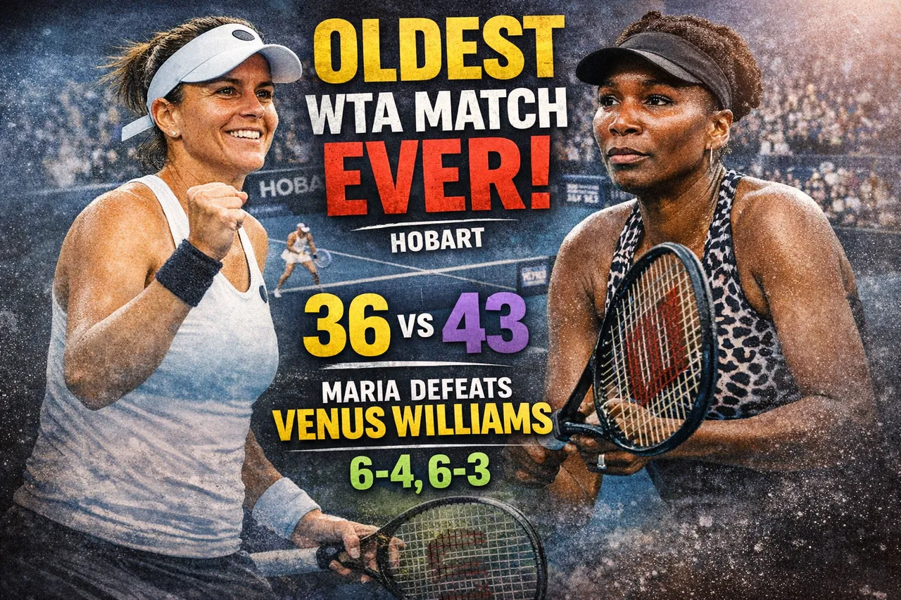 Tatjana Maria Tops Venus In Hobart In The Oldest WTA Match Ever
