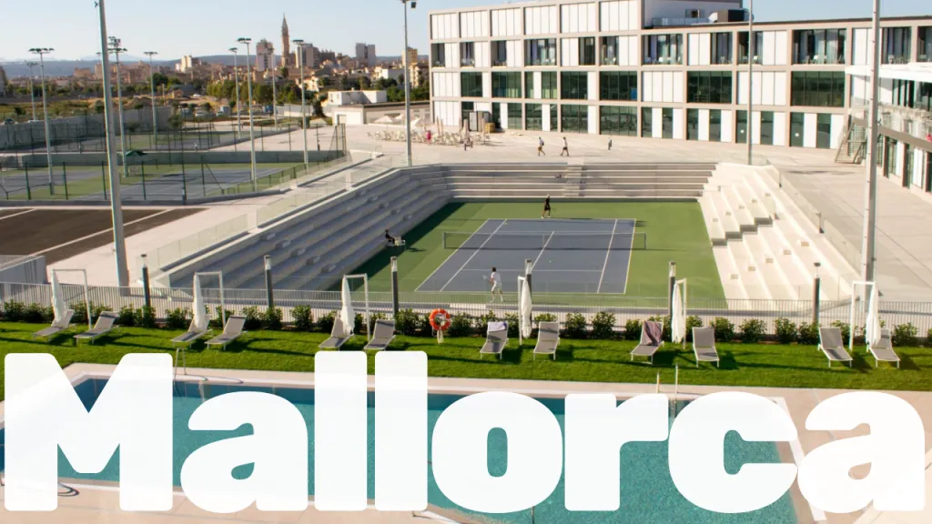 Rafa Nadal Academy clay courts in Mallorca, Spain