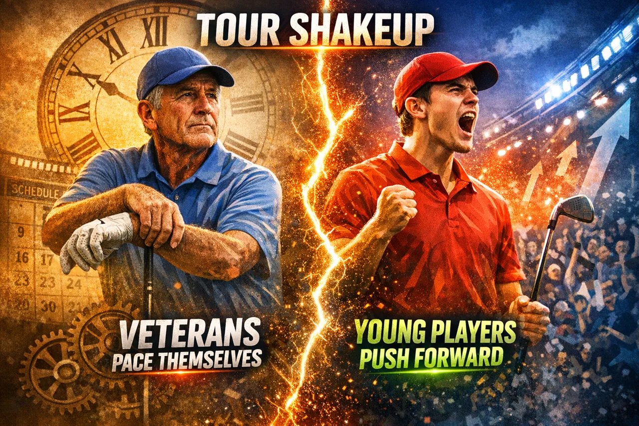 Tour Shakeup: Veterans Pace Themselves While Young Players Push Forward
