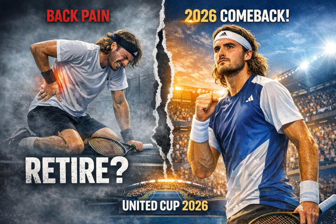 Tsitsipas Considered Retirement After Painful 2025, Eyes 2026 Comeback