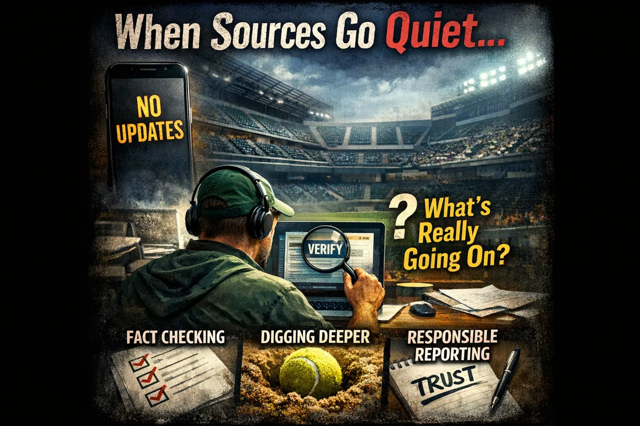 When Sources Go Quiet: How My Tennis Expert Covers Empty Feeds
